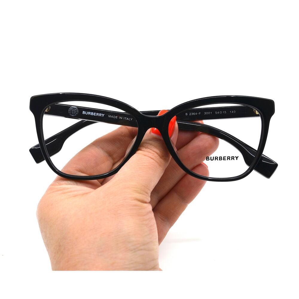 NEW BURBERRY BE2364F 3001 BLACK AUTHENTIC EYEGLASSES FRAME - Picture 12 of 13